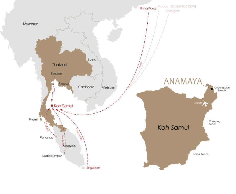 Anamaya Location Koh Samui